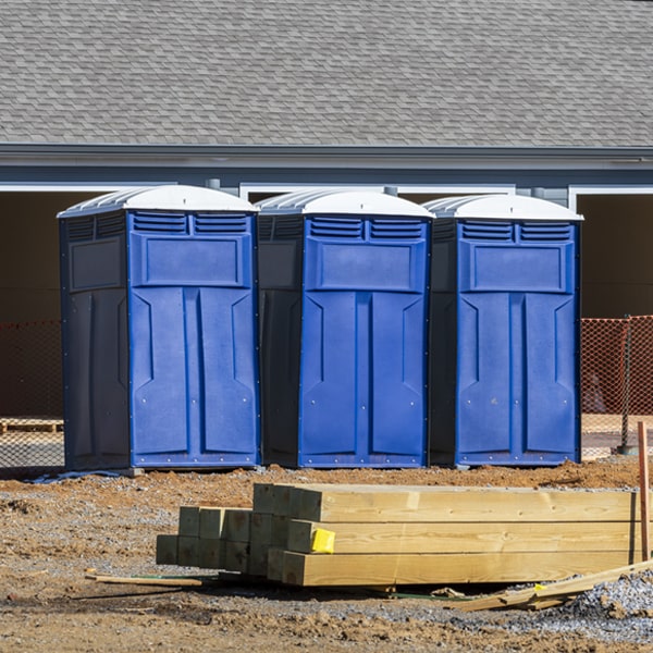 how can i report damages or issues with the porta potties during my rental period in Vestavia Hills Alabama